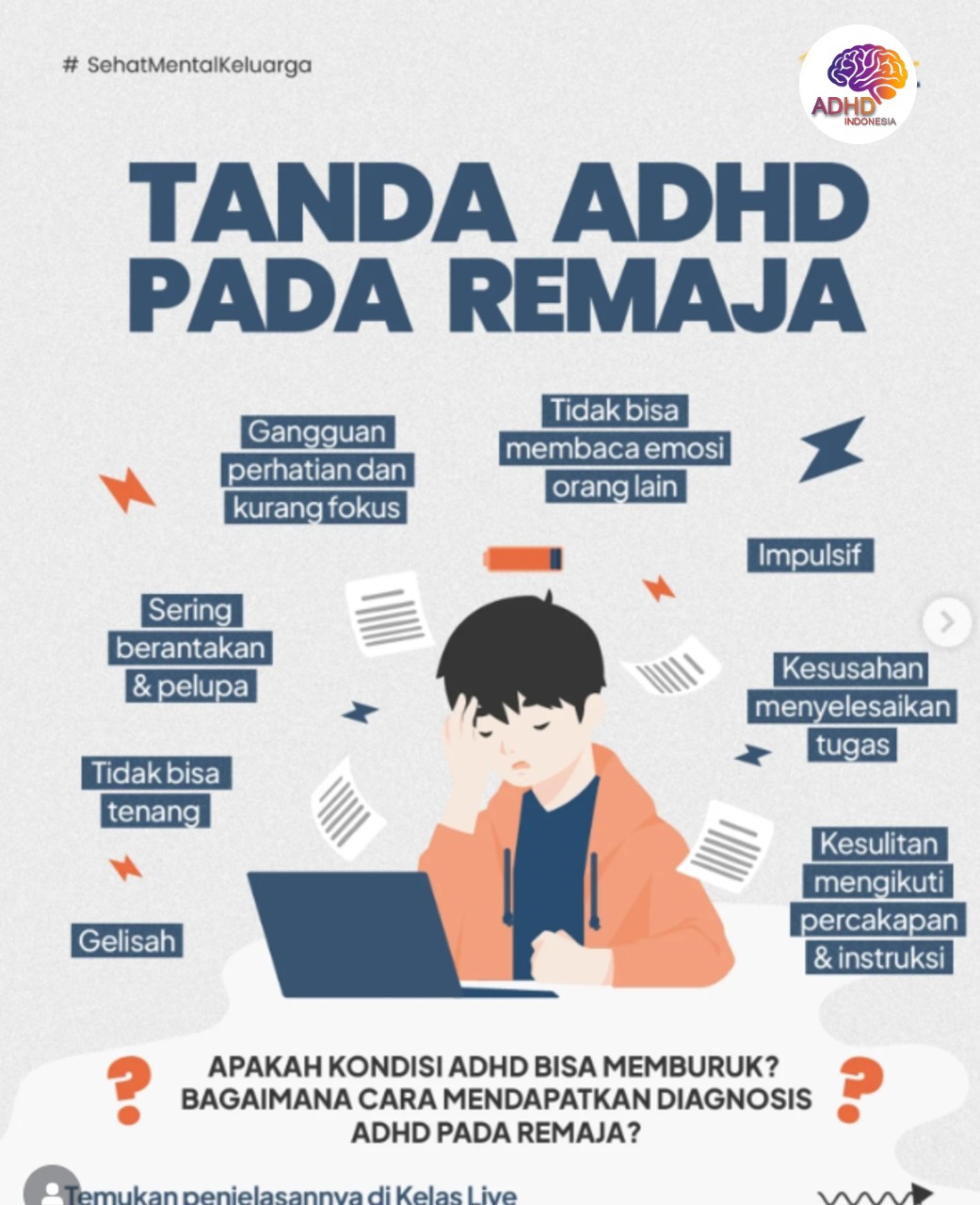 Screening ADHD Non-Diagnostik: Edukasi Awal bagi Orang Tua di Kota Kotamobagu